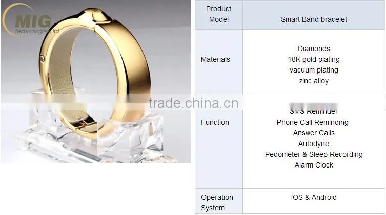 Original Smart Jewelry Bracelet, answer call Intelligent Bluetooth Wearable Equipment For Android IOS,