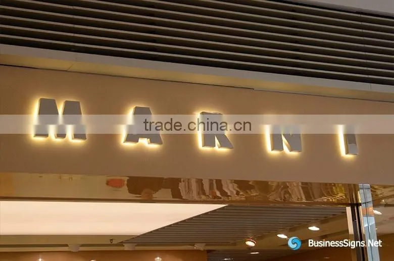 Shopping Mall Advertising led backlit letter sign outdoor or indoor