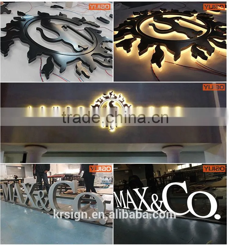 High bright large plastic led sign module epoxy led sign light