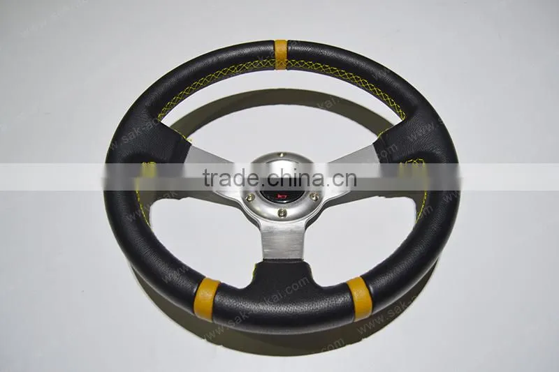 310mm Steering Wheel Suede Black