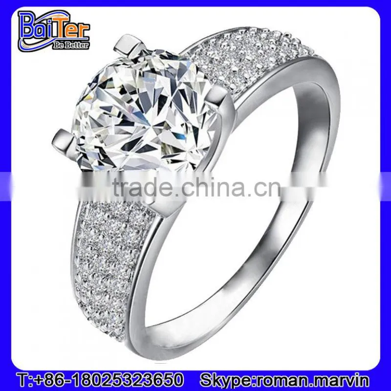 High Polished Stainless Steel Gold Enamel Ring With The Enamel