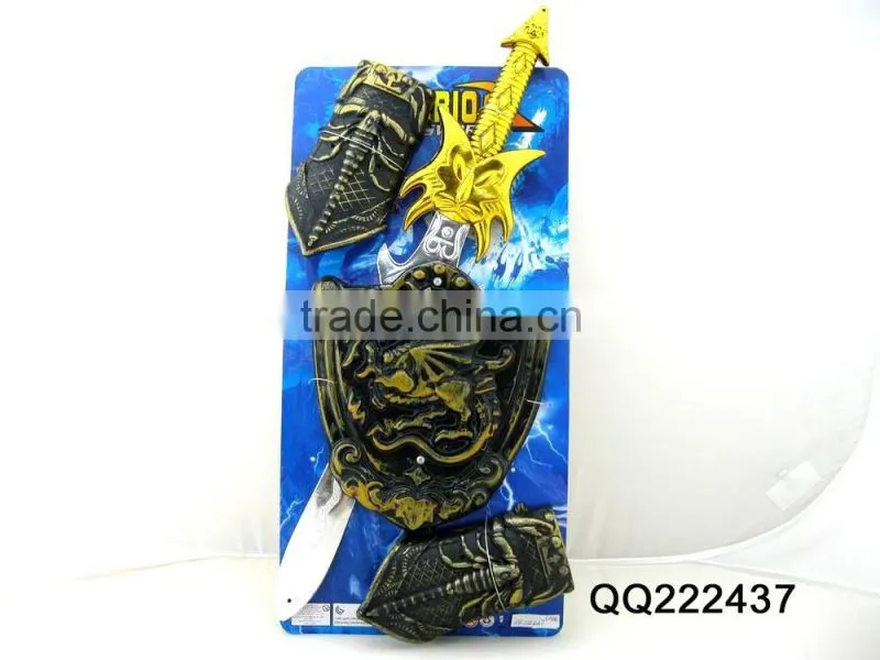 plastic toy shields, plastic sword and shield set toys, plastic cheap toy swords for kids