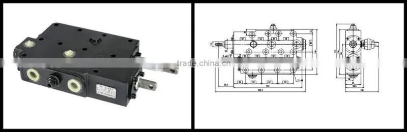 CCM5 excavator spare parts hydraulic control valve