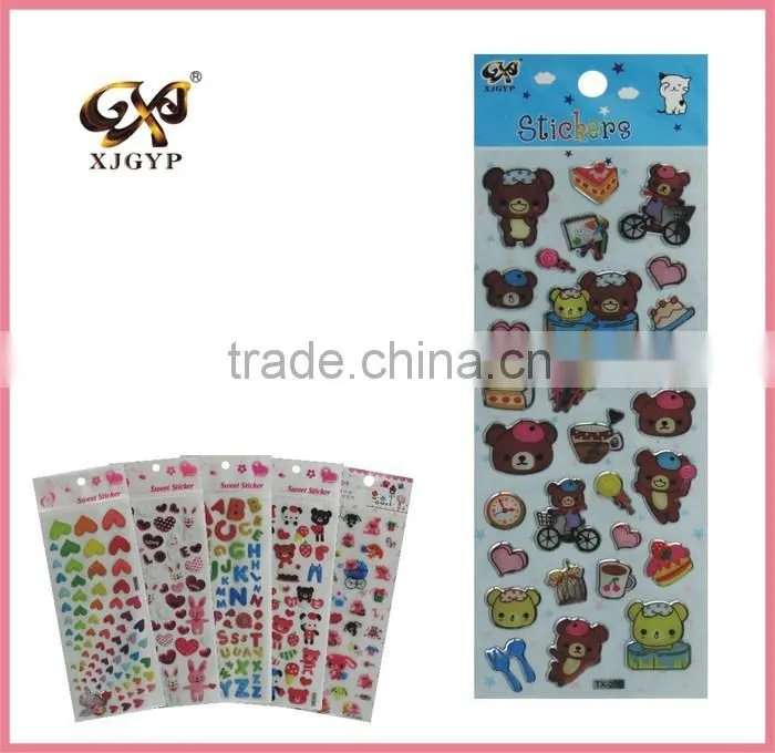 glitter epoxy stickers/round epoxy sticker/epoxy resin self adhesive dome sticker