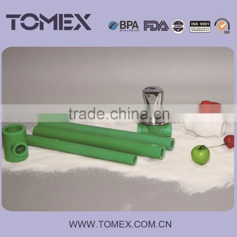 2015 ppr pipe and fittings green ppr water stop valve high quality chrome valve