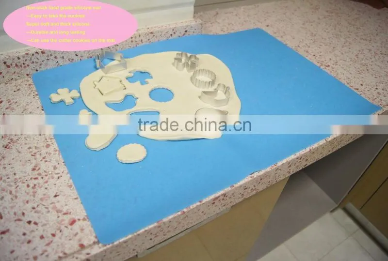 Super Silicone Mat,Pink & Blue