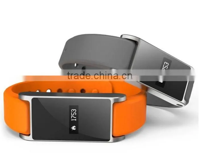 2014 New Waterproof Smart Bracelet Bluetooth Health Wristband with APP Sync Pedometer Sleep Tracing