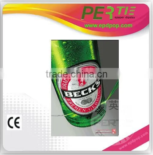 stainless steel poster frame epaper display Flashing billboards epd display advertising pole signs