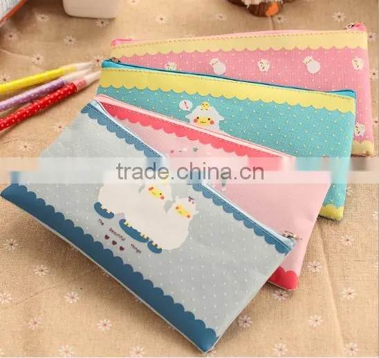 Latest cheap animal sheep pencil case , pencil bag for girls