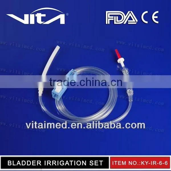 Non-toxic PVC Cysto/Bladder Irrigation Set for hospital use