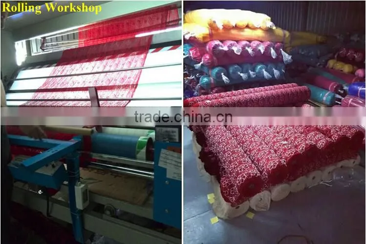 100% nylon warp-knitted lace fabric factory stock supply 8870
