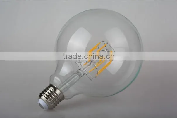 2015 new style best selling top quality G125 4W led filament light vintage bulb with CE ROHS