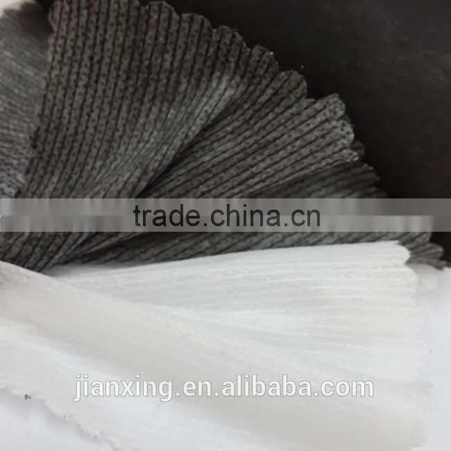 High quality nonwoven thread interlining for garment