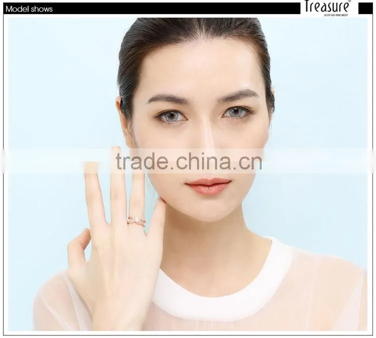 gold plated jewelry diamond jewelry 925 silver zircon ring Hot jewelry designer