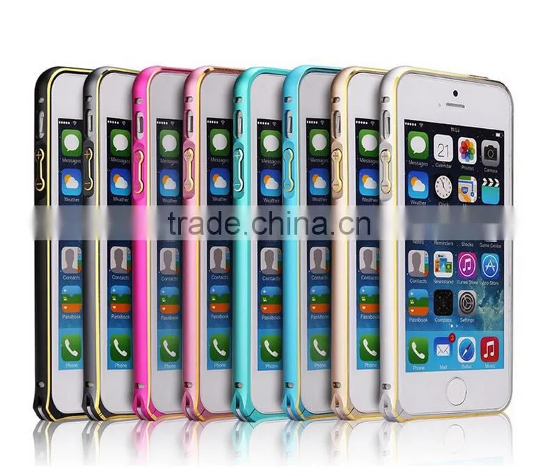 Newest arrival aluminum phone case for iphone6 metal phone bumper for iphone 6 plus metal case