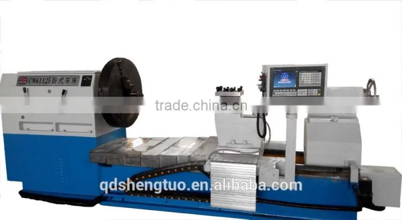 Industries Processing Flange Tire Moulds Diameter 1.3m Landing Lathe