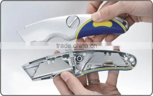 3pcs Trapezoid blade Zinc alloy Utility Cutter