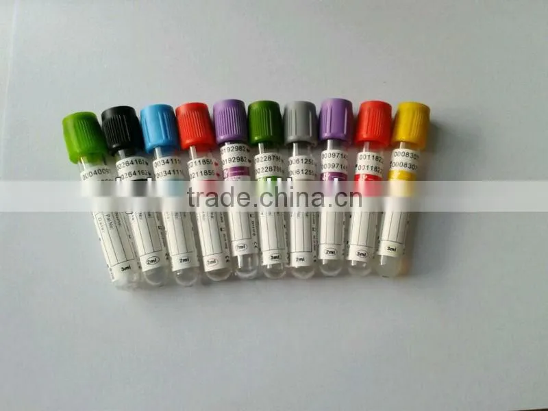 vacuum blood collection tube with lithium heparin additives