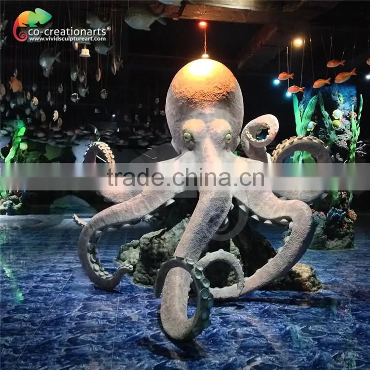 Fiberglass octopus statue