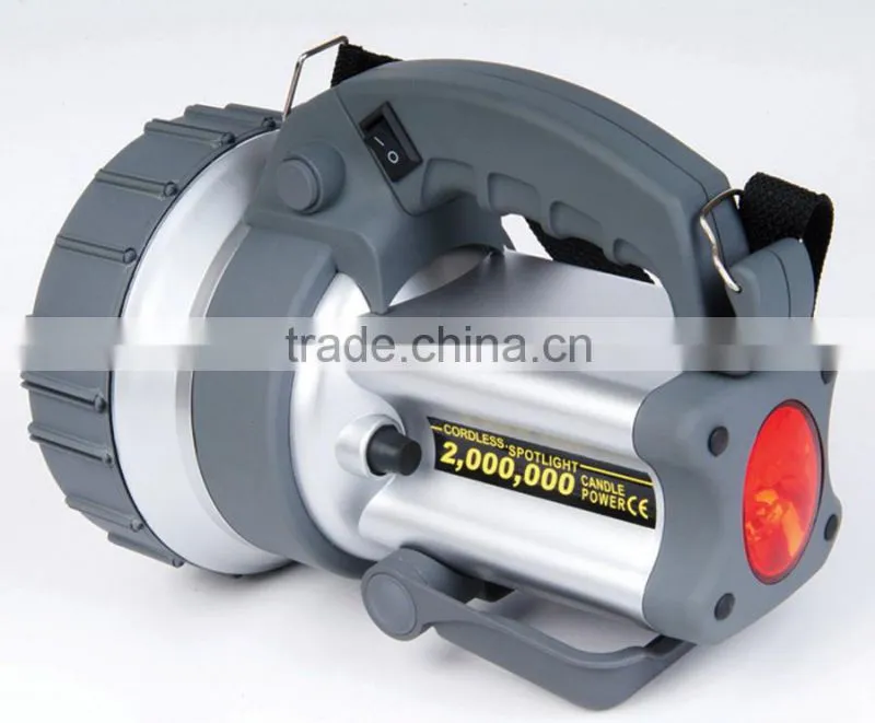 Promotional H3+8LED 2 in 1 rechargeable spotlight with special color