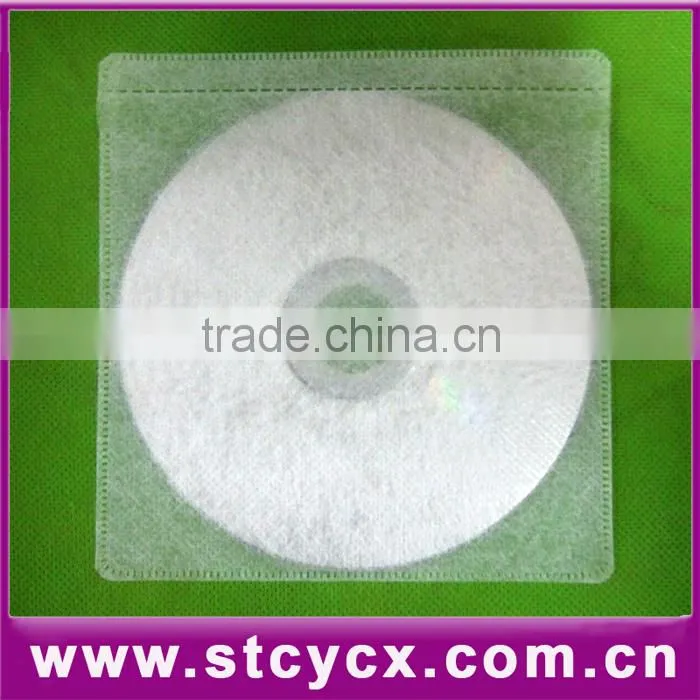 pp cd sleeve of single piece/one side pp nylon
