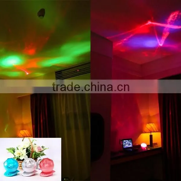 Aurora Master Romantic Multicolor Ocean Wave Light Projector Night Light With Music For any Age