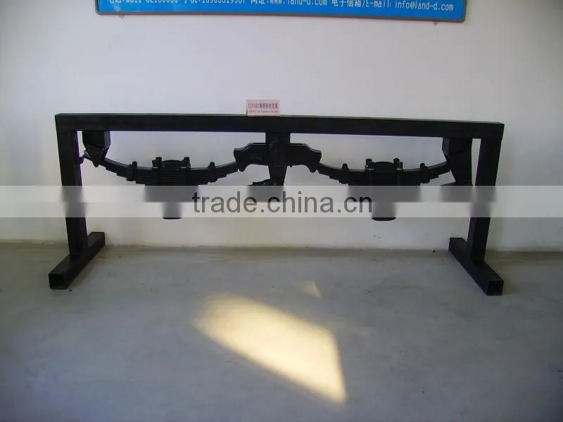 EuropeanType 16 t Heavy Truck Semi Trailer Independent Suspension Tandem 2 Axles Suspension