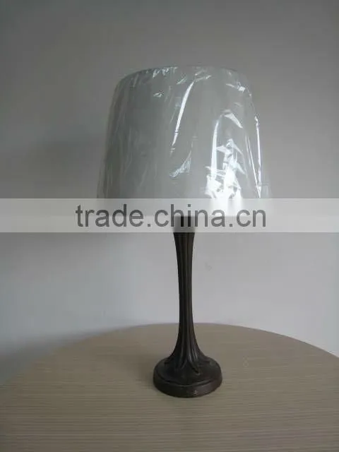 noble factory supplied desk lamp with electrical outlet