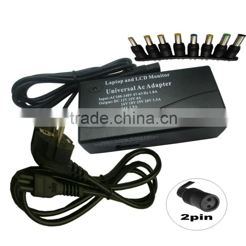 70W Universal AC Adapter 12V/15V/16V/18V/19V/20V/24V with 8 DC tips