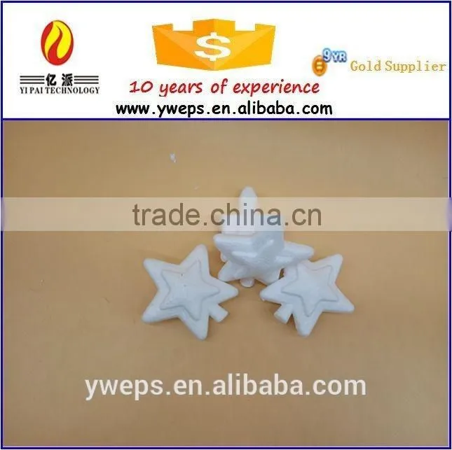 Wholesale hanging polystyrene foam star for decoration