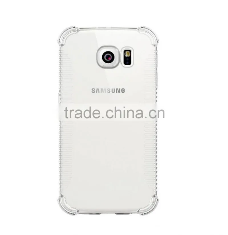 Clear simple 2 in 1TPU+PC case for samsung s7