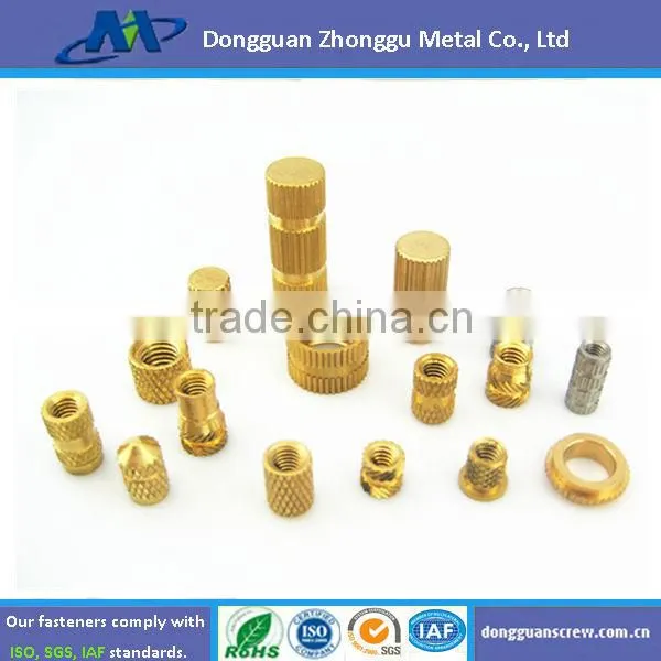 OEM Professional manufacture knurled brass nut