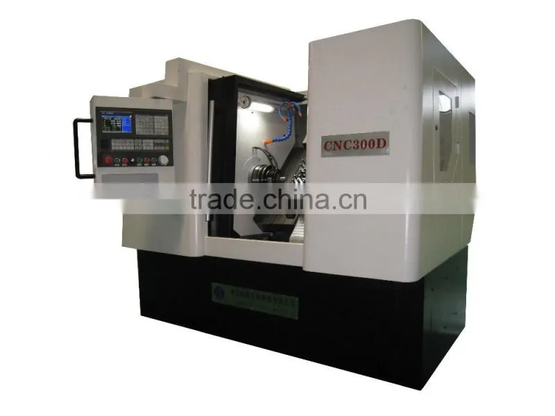 CNC300D cnc lathe metal cutting machine with power milling head