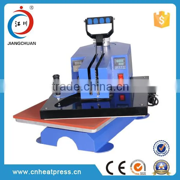 New type swing heating plate heat transfer machine,cheap used for track suites heat press