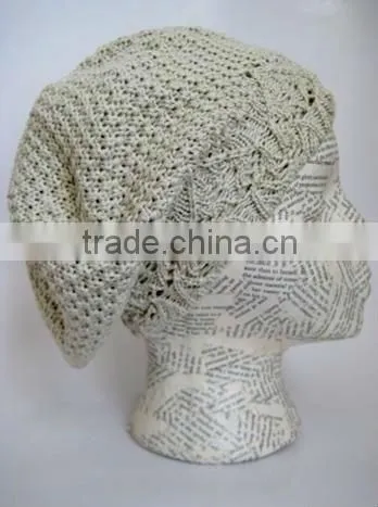 Light Crochet Hat Frost Hat
