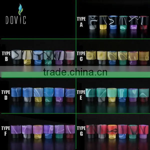 Acrylic hottest no o-ring e cig drip tips 510