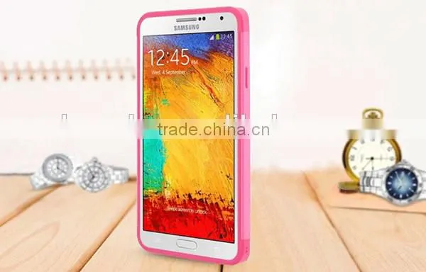 New fashion simple style customized silicone rubber phone cover for samsung galaxy note 3