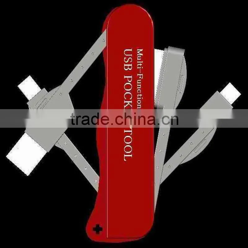 6 in 1 foldable usb charger for mobile Phones