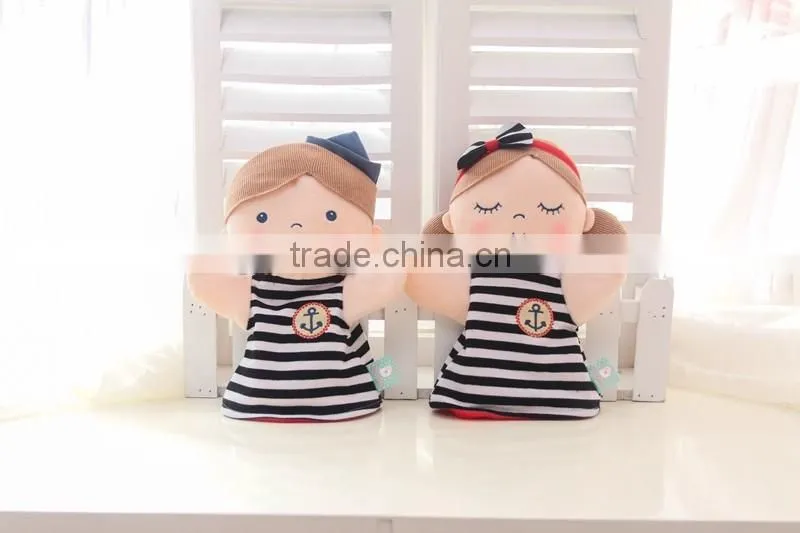 Handmade custom stuffed Panda soft stuffed plush hand puppet,Plush Panda Hand Puppet