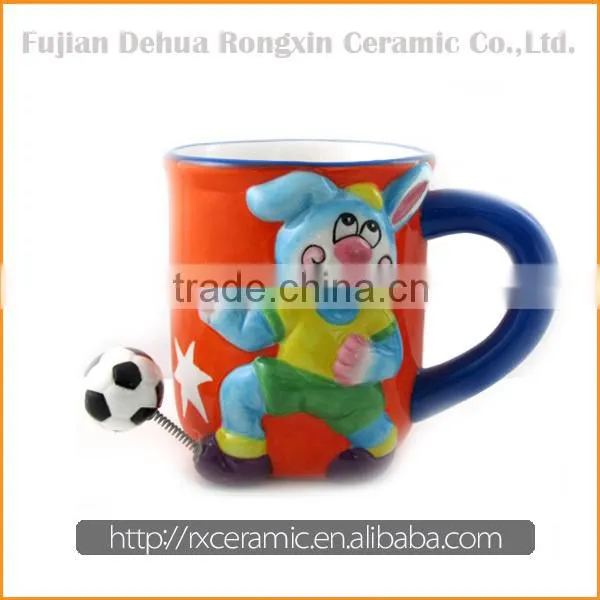 Professional manufacturer cartoon animal mini ceramic mug