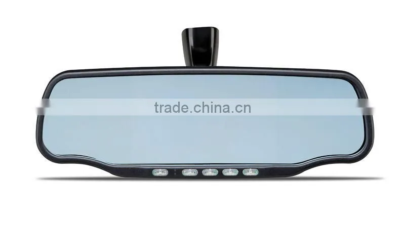 2013 New Arrival !Rear View Mirror Device +GPS + Car DVR+blutooth+two TF card slot+free map