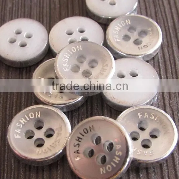 Half Transparent Plastic Button