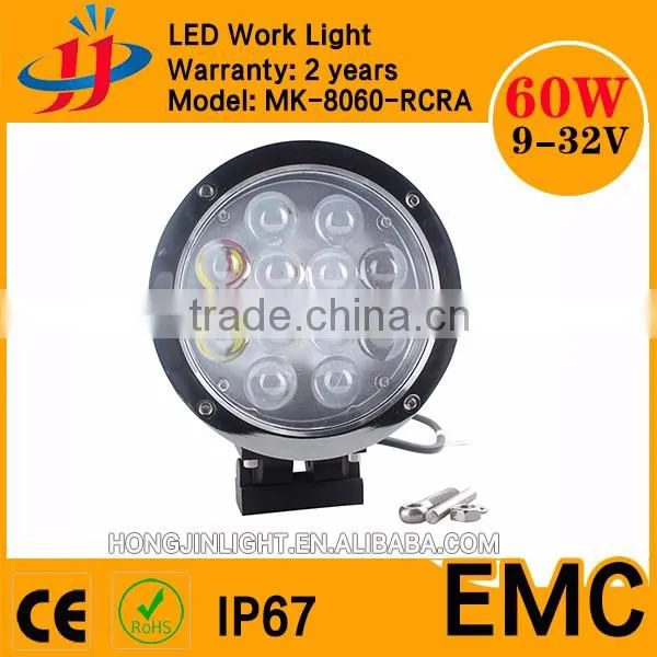 China top selling spot led lights outdoor led light 4x4 led headlight 51w for offroad jeep SUV