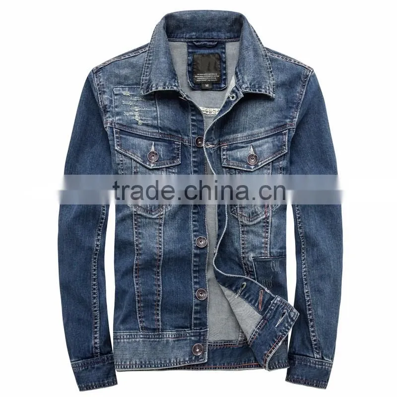 Hot Sale New style Popular jean jacket pattern Factory