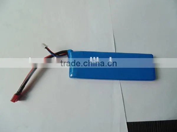 2s1p 7.4V 3000mAH Lipo battery pack with factory price