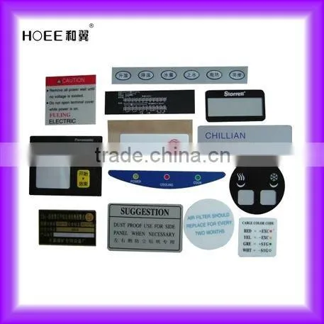 electric switch panel with 3M467 adhesive
