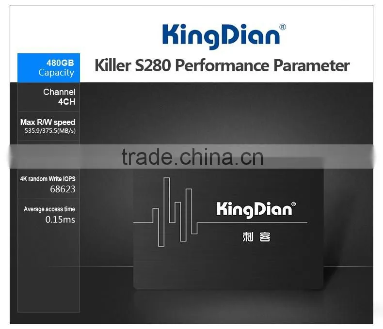 Reliable Quality 2.5 inch KingDian SSD 480GB For Desktop Laptop SATA3 Stock Internal Hard Drive