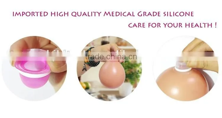 Imported High Medical Grade Silicone Nipple Correction Cups Breast Enlarger Nipple Corrector for Inverted or Flat Nipples