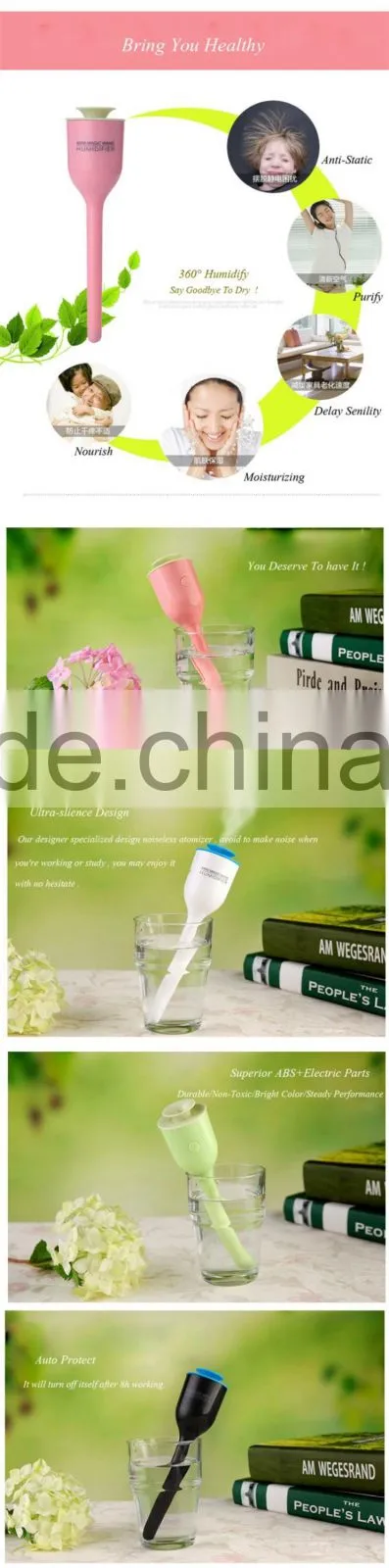 Greative magic stick USB humidifier air purifier