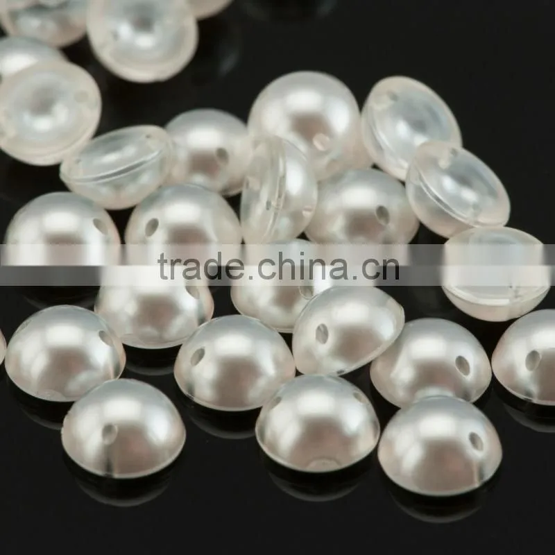 Wholesale Flat Back Plastic Pearls in Bulk